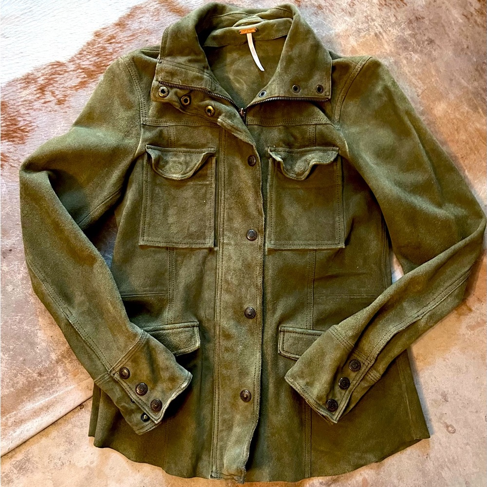 Free People Suede Jacket XS - Never Worn